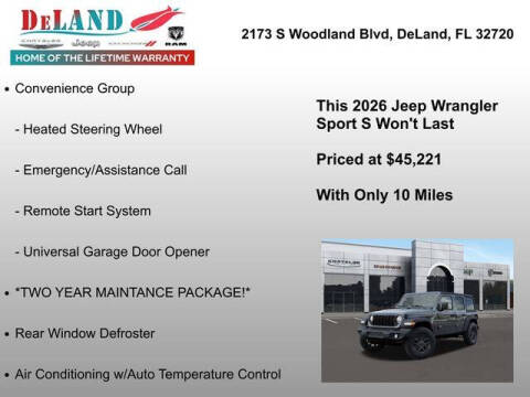 2026 Jeep Wrangler Sport S