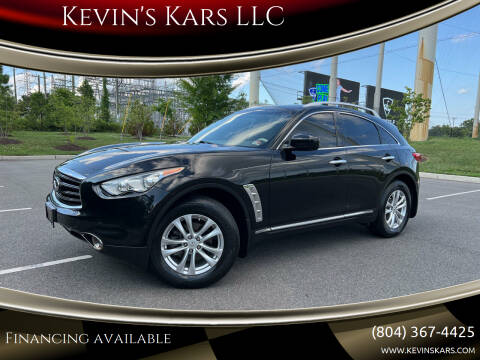 2013 Infiniti FX37 for sale at Kevin's Kars LLC in Richmond VA