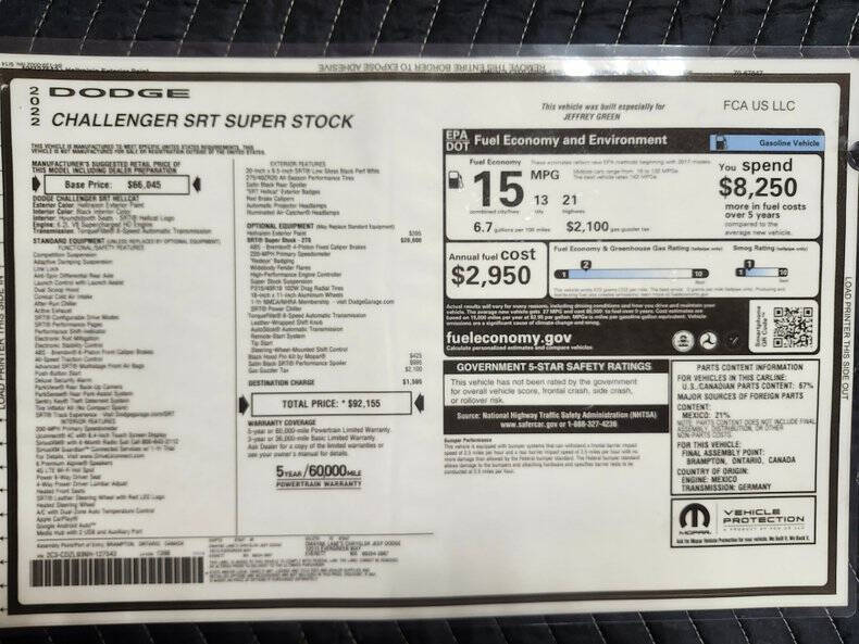 2022 Dodge Challenger