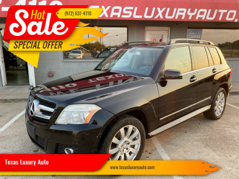 2010 Mercedes-Benz GLK for sale at Texas Luxury Auto in Cedar Hill TX