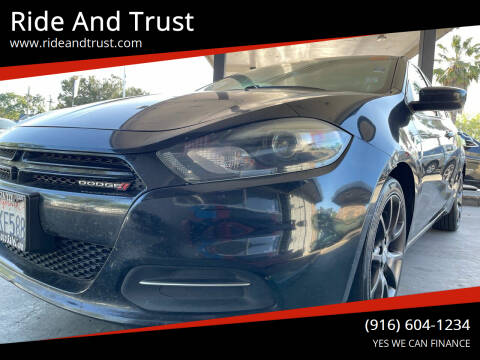 2016 Dodge Dart for sale at Ride And Trust in Sacramento CA