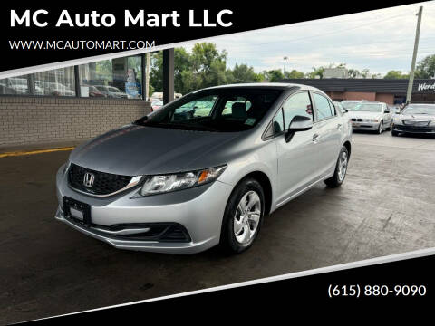 2013 Honda Civic for sale at MC Auto Mart LLC in Hermitage TN