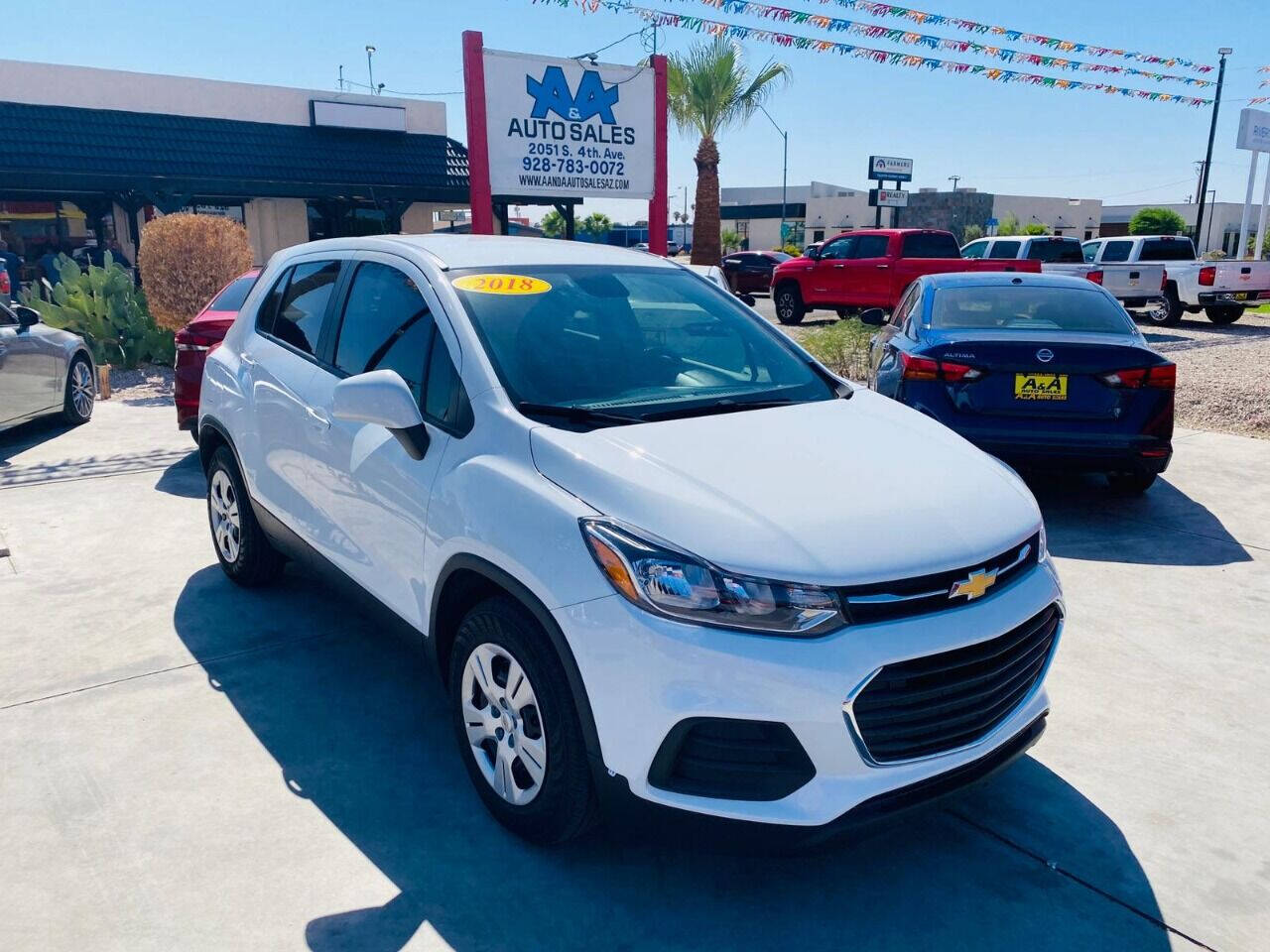 White 2018 Chevrolet Trax LS LS 4dr Crossover 2