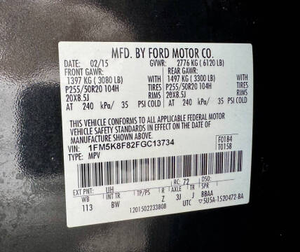 2015 Ford Explorer Limited