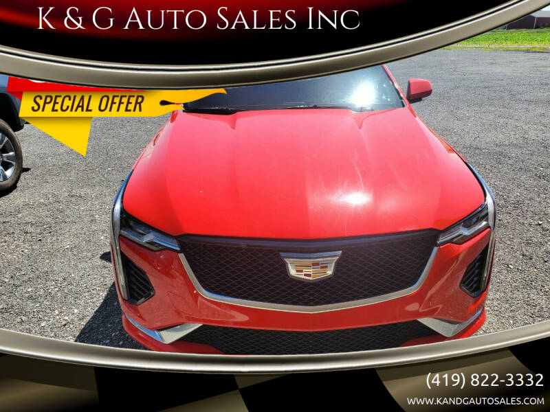 2021 Cadillac CT4 for sale at K & G Auto Sales Inc in Delta OH
