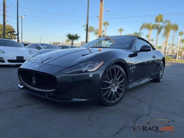 2013 Maserati GranTurismo for sale at BLACK LABEL AUTO FIRM in Riverside CA