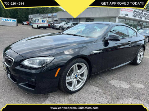 2015 BMW 6 Series for sale at Certified Premium Motors in Lakewood NJ