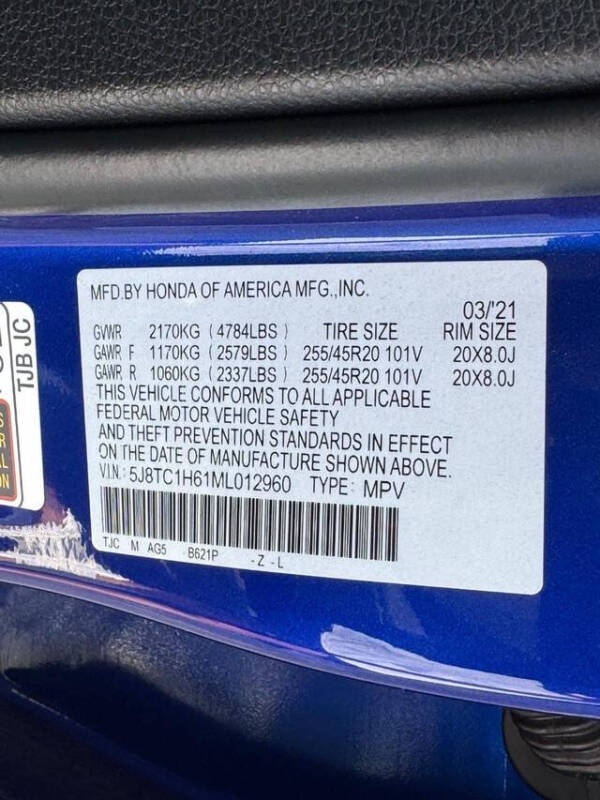 2021 Acura RDX w/A-SPEC