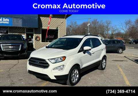 2021 Ford EcoSport for sale at Cromax Automotive in Ann Arbor MI