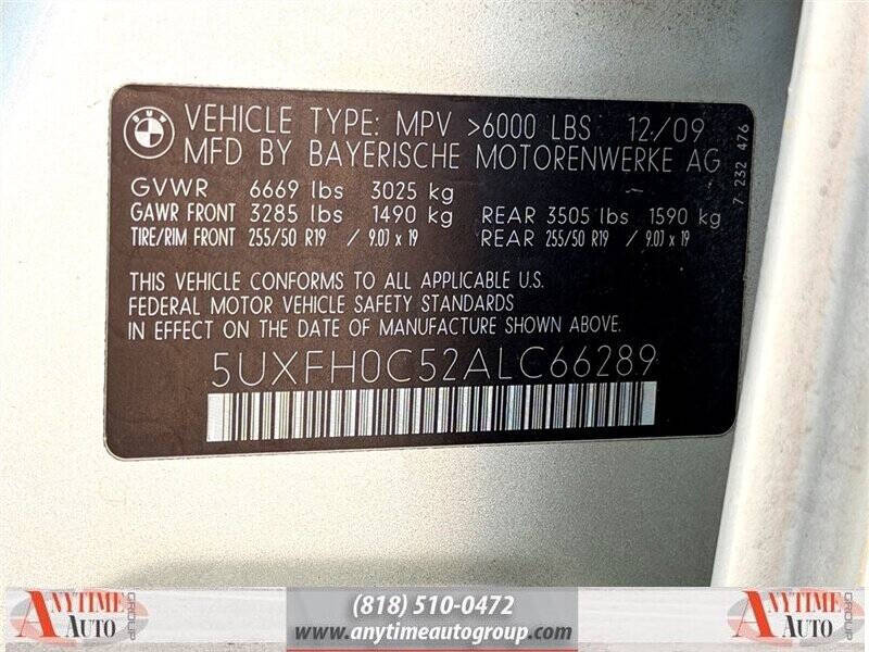 2010 BMW X6 ActiveHybrid