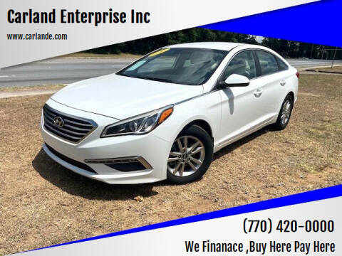 2015 Hyundai Sonata for sale at Carland Enterprise Inc in Marietta GA