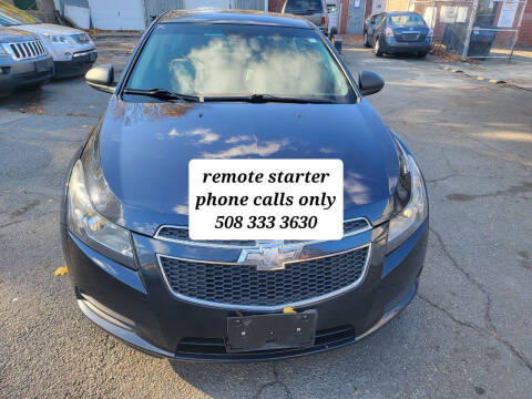 2014 Chevrolet Cruze for sale at Emory Street Auto Sales and Service in Attleboro MA