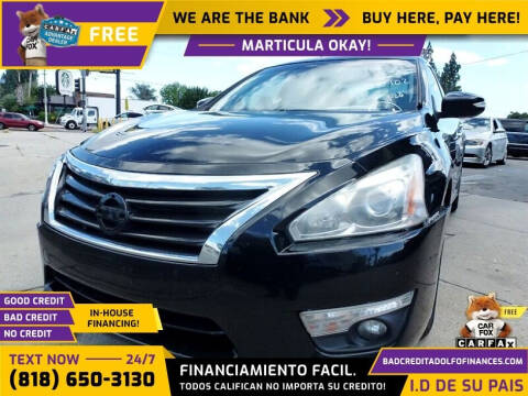 2015 Nissan Altima for sale at Adolfo Finances in Los Angeles CA