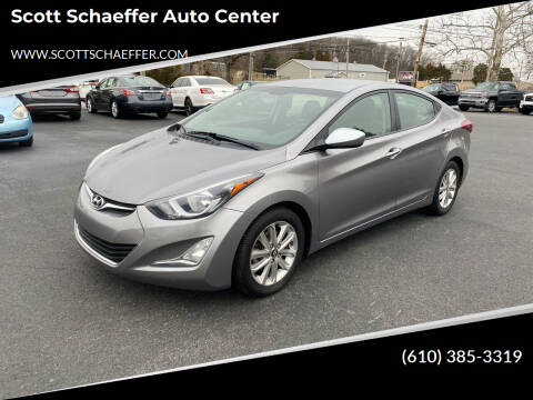 2014 Hyundai Elantra for sale at Scott Schaeffer Auto Center in Birdsboro PA