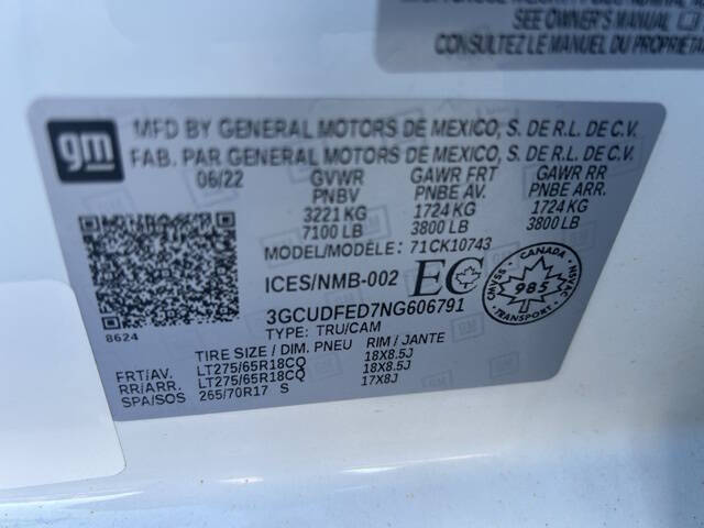 2022 Chevrolet Silverado 1500