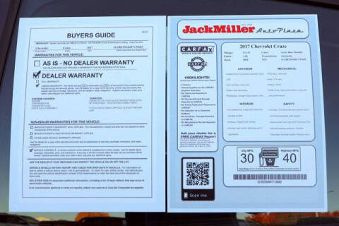 2017 Chevrolet Cruze LT Auto