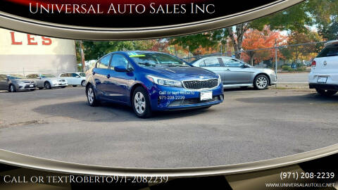 2018 Kia Forte for sale at Universal Auto Sales Inc in Salem OR