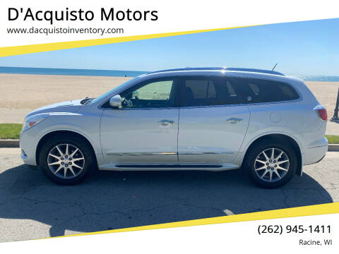 2016 Buick Enclave for sale at D'Acquisto Motors in Racine WI
