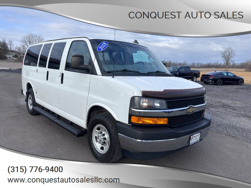 2018 Chevrolet Express for sale at Conquest Auto Sales in Port Byron NY