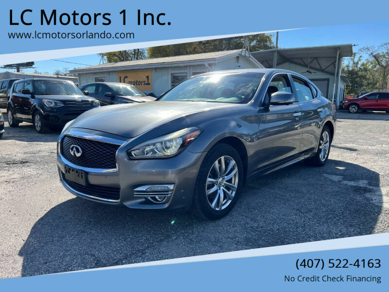 2018 Infiniti Q70 for sale at LC Motors 1 Inc. in Orlando FL