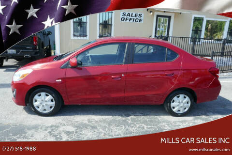 2017 Mitsubishi Mirage G4 for sale at MILLS CAR SALES INC in Clearwater FL