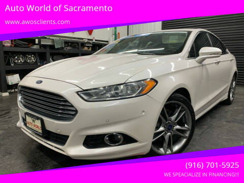 2014 Ford Fusion for sale at Auto World of Sacramento in Sacramento CA