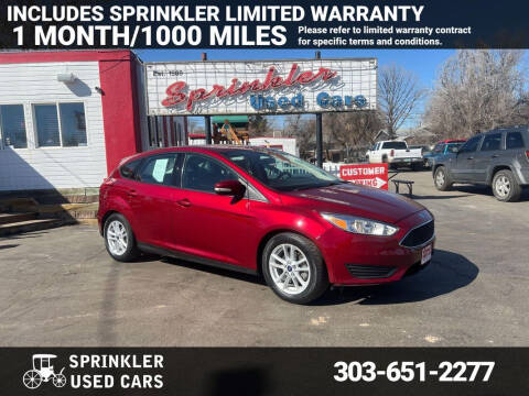 2016 Ford Focus for sale at Sprinkler Used Cars in Longmont CO