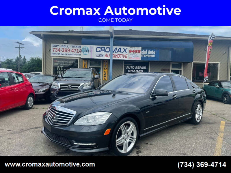 2012 Mercedes-Benz S-Class for sale at Cromax Automotive in Ann Arbor MI