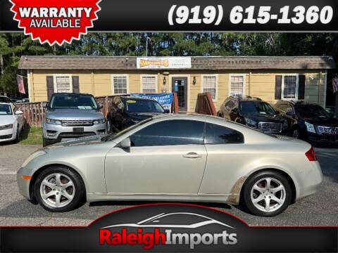 2006 Infiniti G35 for sale at Raleigh Imports in Raleigh NC