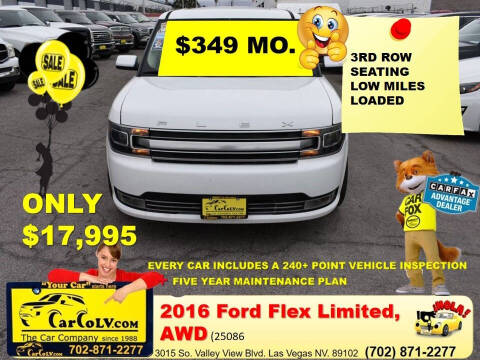 2016 Ford Flex for sale at The Car Company - 349 monthly payments in Las Vegas NV