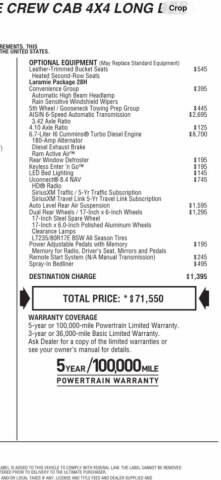 2017 RAM 3500 Laramie