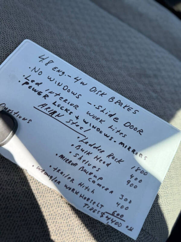 2016 Chevrolet Express 2500