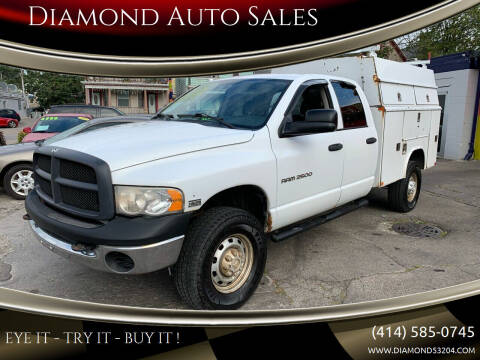 2005 Dodge Ram Pickup 2500 for sale at DIAMOND AUTO SALES LLC in Milwaukee WI