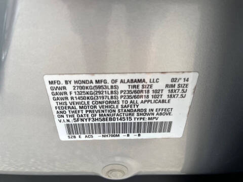 2014 Honda Pilot EX-L