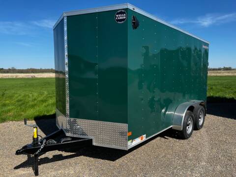 2022 Wells Cargo 7x14 V-Nose Dual Axle (7K) for sale at Forkey Auto & Trailer Sales in La Fargeville NY