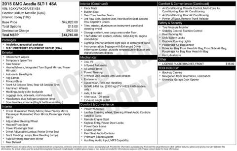 2015 GMC Acadia SLT-1