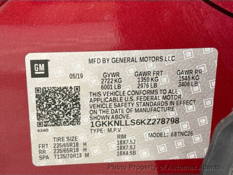 2019 GMC Acadia SLE-2