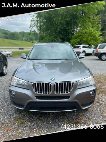2014 BMW X3 for sale at J.A.M. Automotive in Surgoinsville TN