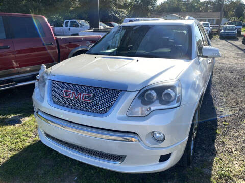 2012 GMC Acadia for sale at Moreno Motor Sports in Pensacola FL