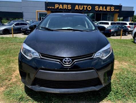 2016 Toyota Corolla for sale at Pars Auto Sales Inc in Stone Mountain GA