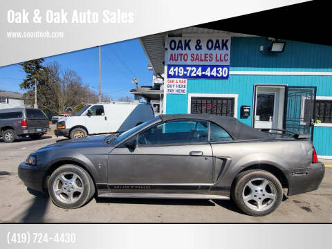2002 Ford Mustang for sale at Oak & Oak Auto Sales in Toledo OH
