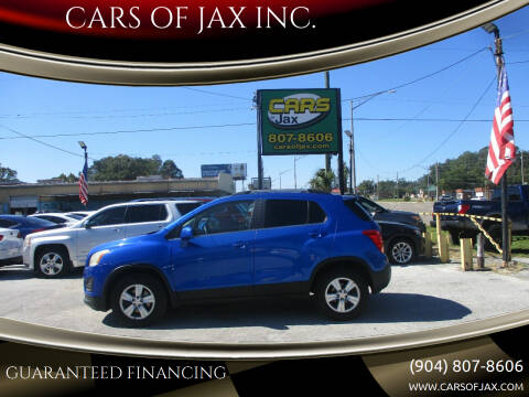 2016 Chevrolet Trax for sale at CARS OF JAX INC. in Jacksonville FL