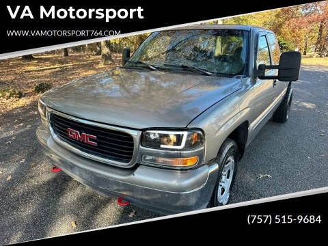 2000 GMC Sierra 1500 for sale at VA Motorsport in Chesapeake VA