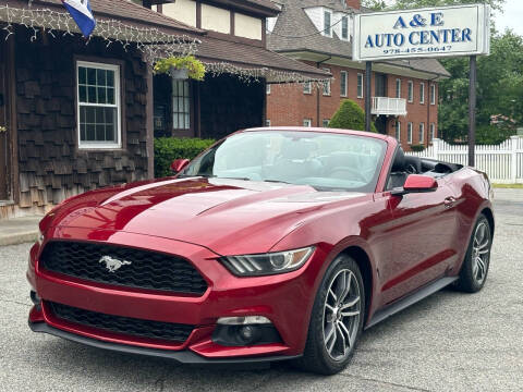 2015 Ford Mustang for sale at A&E Auto Center in North Chelmsford MA