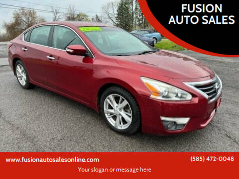 2013 Nissan Altima for sale at FUSION AUTO SALES in Spencerport NY