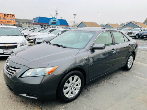 2007 Toyota Camry Hybrid for sale at Sunset Motors in Manteca CA