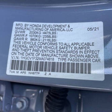 2021 Honda Accord Sport