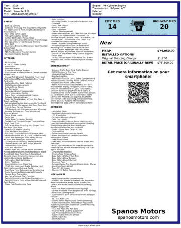 2018 Maserati Levante