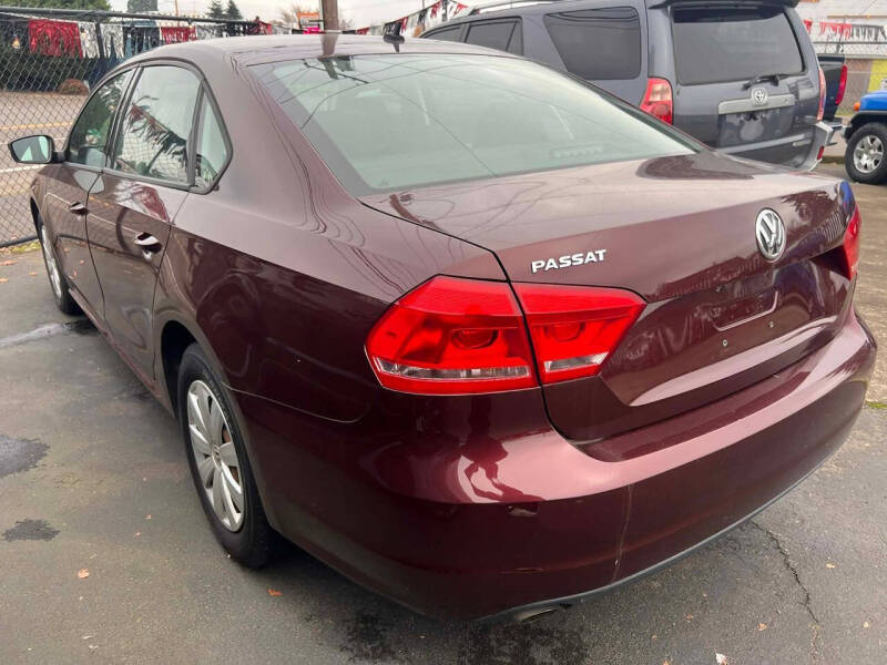 2013 Volkswagen Passat S PZEV