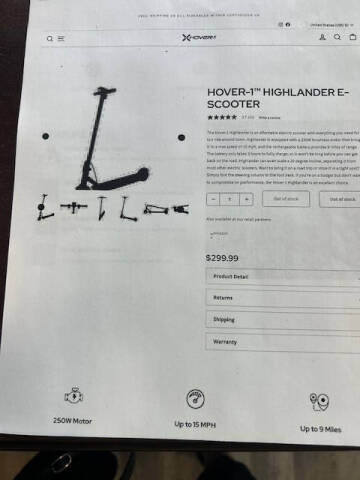 2022 x hover-1/highlander e alpha